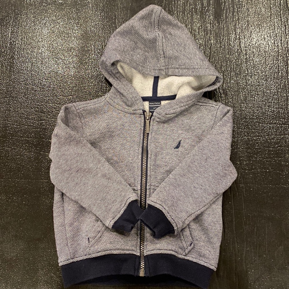 Nautica 2t zip hooded sweatshirt